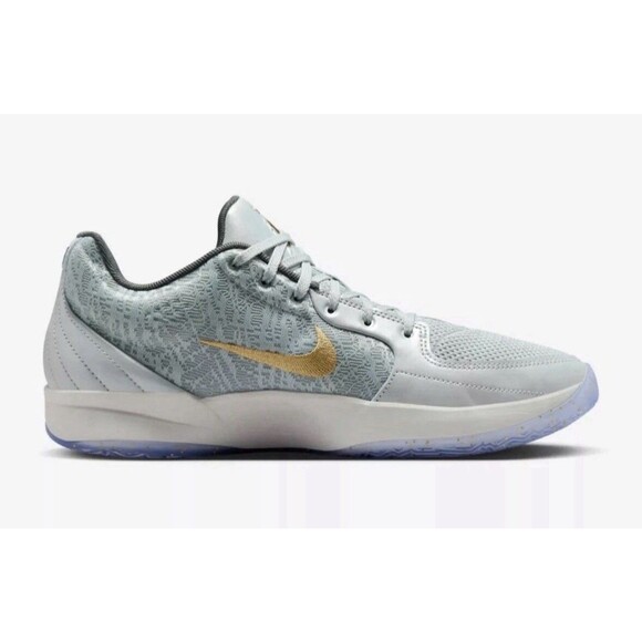 Nike Ja 2 Men\'s Size 12.5 Light Silver Metallic Gold FV6070-002 Christmas Tree main image 4